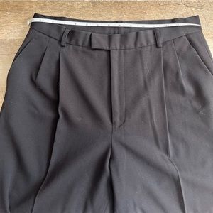 High-Waisted Straight Leg Trousers